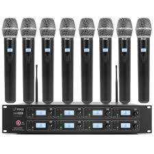 8 channels uhf wireless microphone yu83