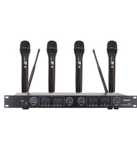 YU44 4 channels uhf wireless microphone