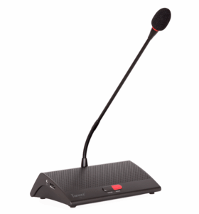Yarmee YC838C Chairman Unit with 4.3-inch touchscreen and gooseneck microphone for digital conference systems