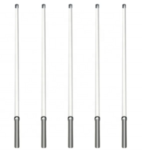 VHF UHF base station antenna 8.5dBi fiberglass